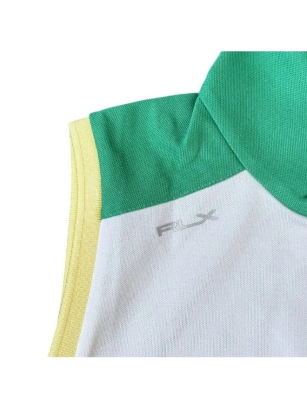 Ralph Lauren RLX Sleeveless Mesh Pique Golf Top Girl's M 1/4 Zip Tennis Camp